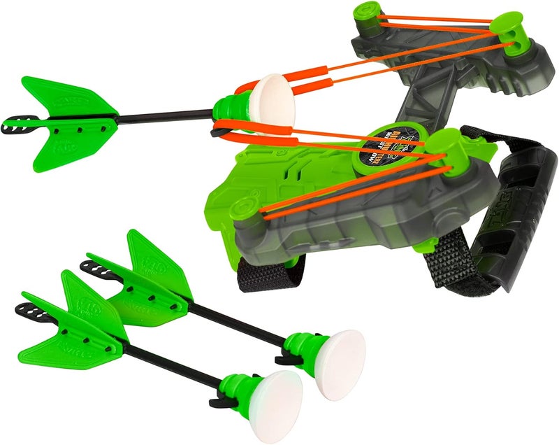 Zing Air Hunterz Wrist Bow - Includes 1 Wrist Bow and 3 Suction Cup Arrows, Launches Arrows Up to 40 ft - Image 1